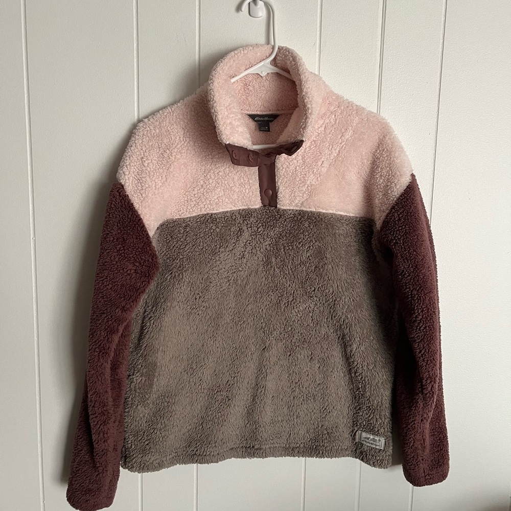 Eddie Bauer Fleece Half Button Up